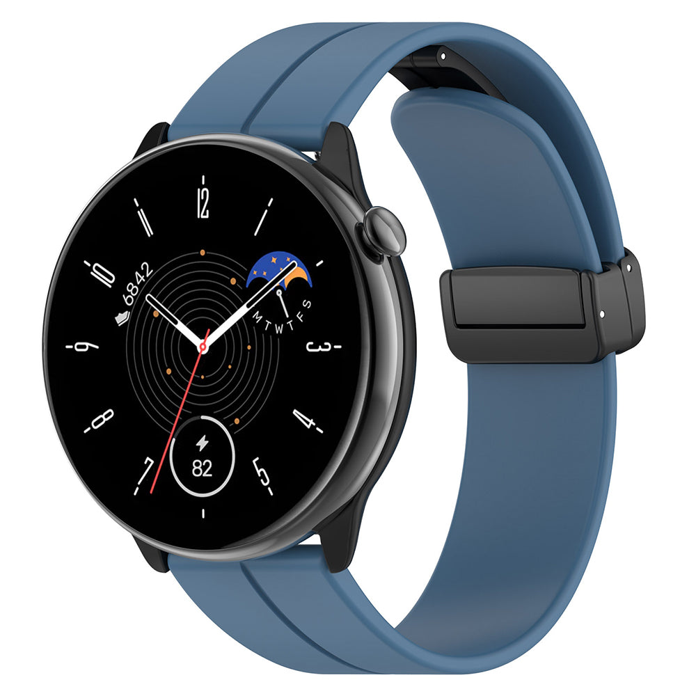 Techsuit W011 band voor Huawei Watch / Garmin Watch Series, 18mm, Blauw