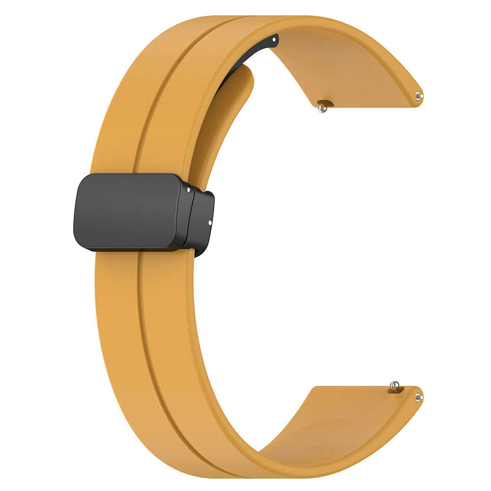 Techsuit W011 band voor Huawei Watch / Garmin Watch Series, 18mm, Geel