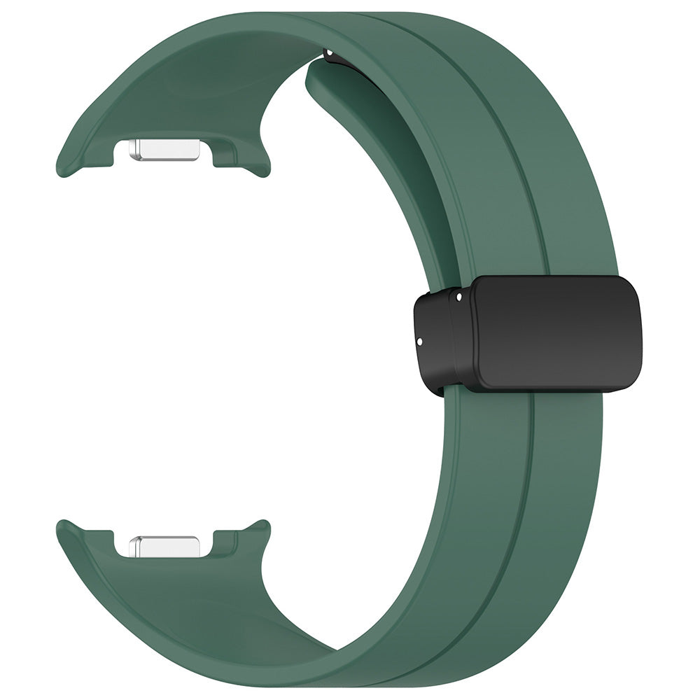 Techsuit W011 band voor Samsung Galaxy Watch 8 Classic / Watch8 44mm / Watch 8 40mm, Donkergroen