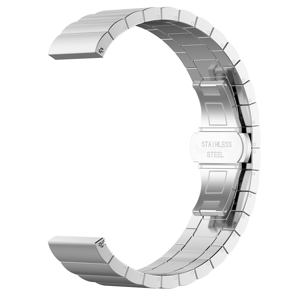 Techsuit W012 band voor Samsung Galaxy Watch / Huawei Watch Series, 20mm, Zilver