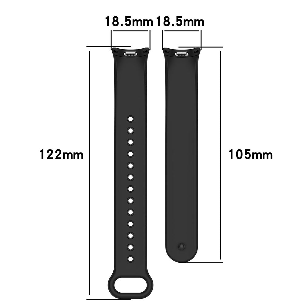 Techsuit W014 band voor Xiaomi Smart Band 9 / 8, Grijs