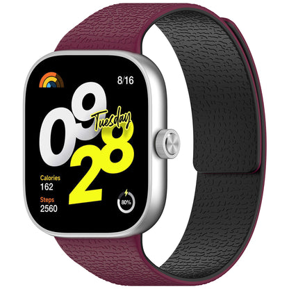 Techsuit W016 band voor Xiaomi Smart Band / Watch Series, Zwart Kersen