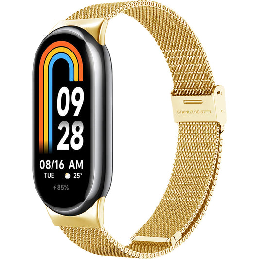 Techsuit W022 band voor Xiaomi Smart Band 9 / 8, 15mm, Goudkleurig