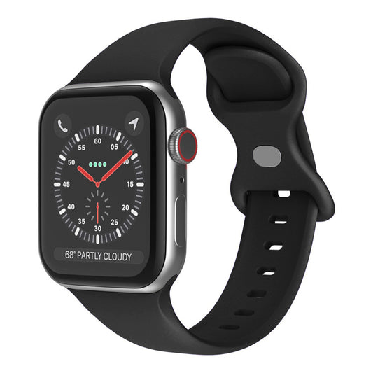 Techsuit W031 band voor Apple Watch 49mm / 46mm / 45mm / 44mm / 42mm Series, Zwart
