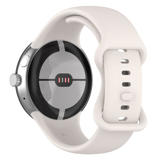 Techsuit W031 band voor Google Pixel Watch 3 45mm, Crème