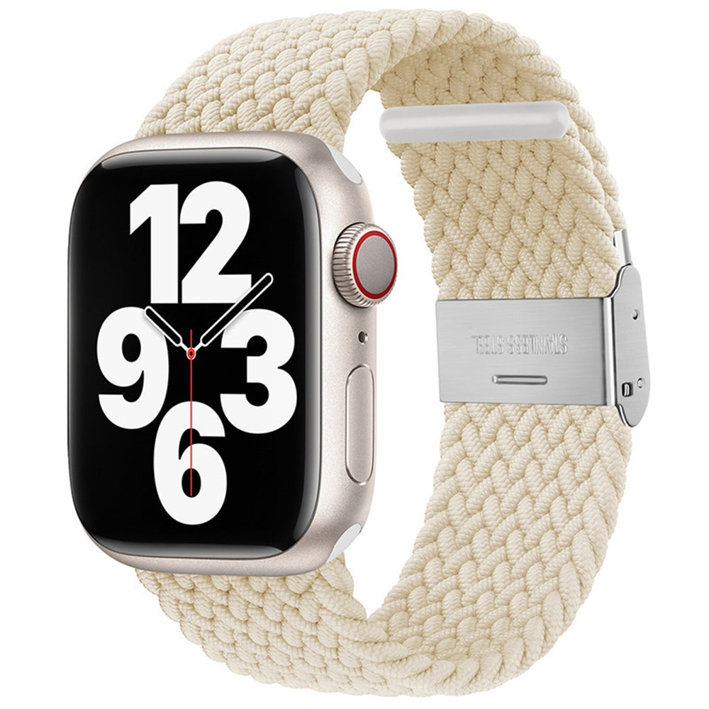 Techsuit W032 band voor Apple Watch 49mm / 46mm / 45mm / 44mm / 42mm Series, Beige
