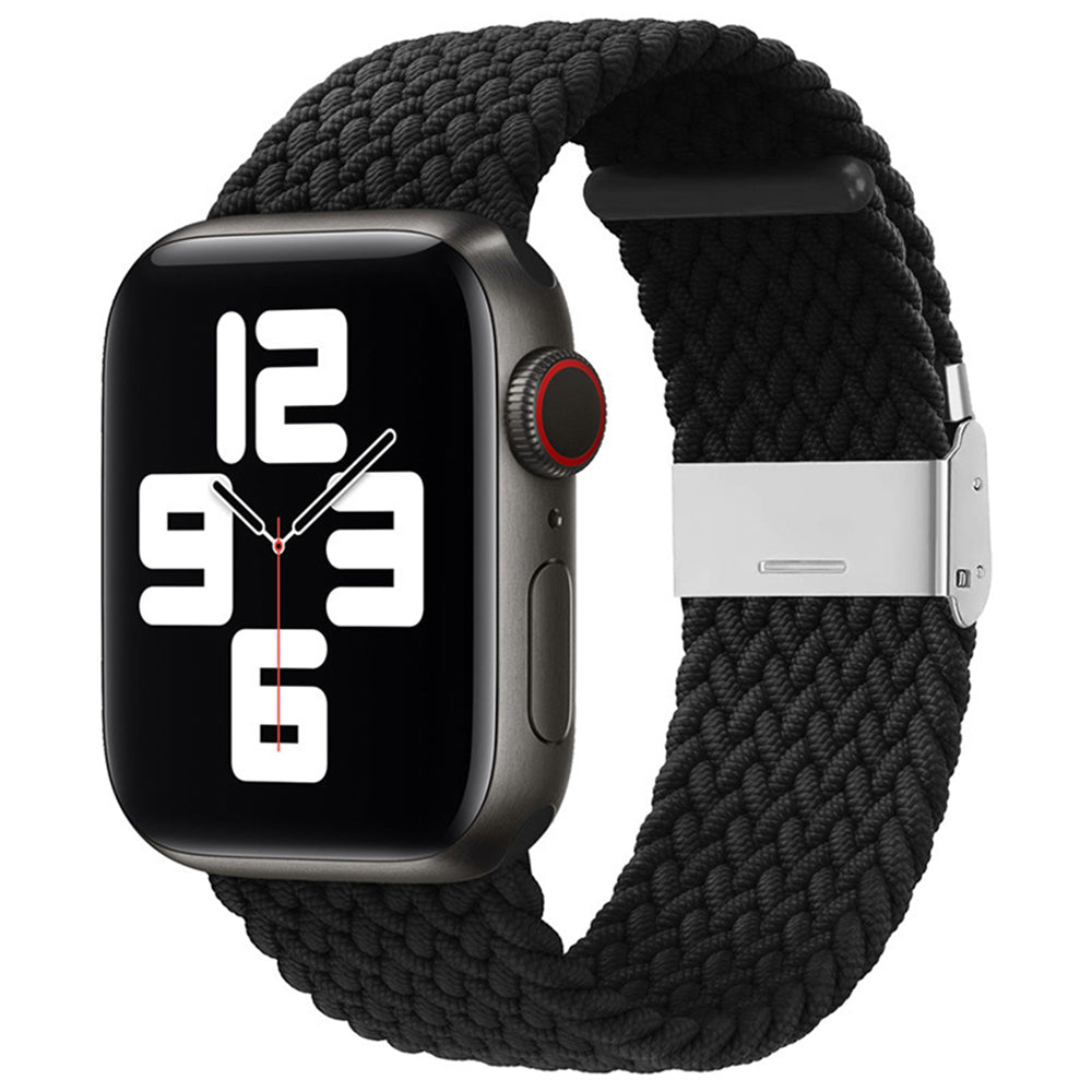 Techsuit W032 band voor Apple Watch 42mm / 41mm / 40mm / 38mm Series, Zwart