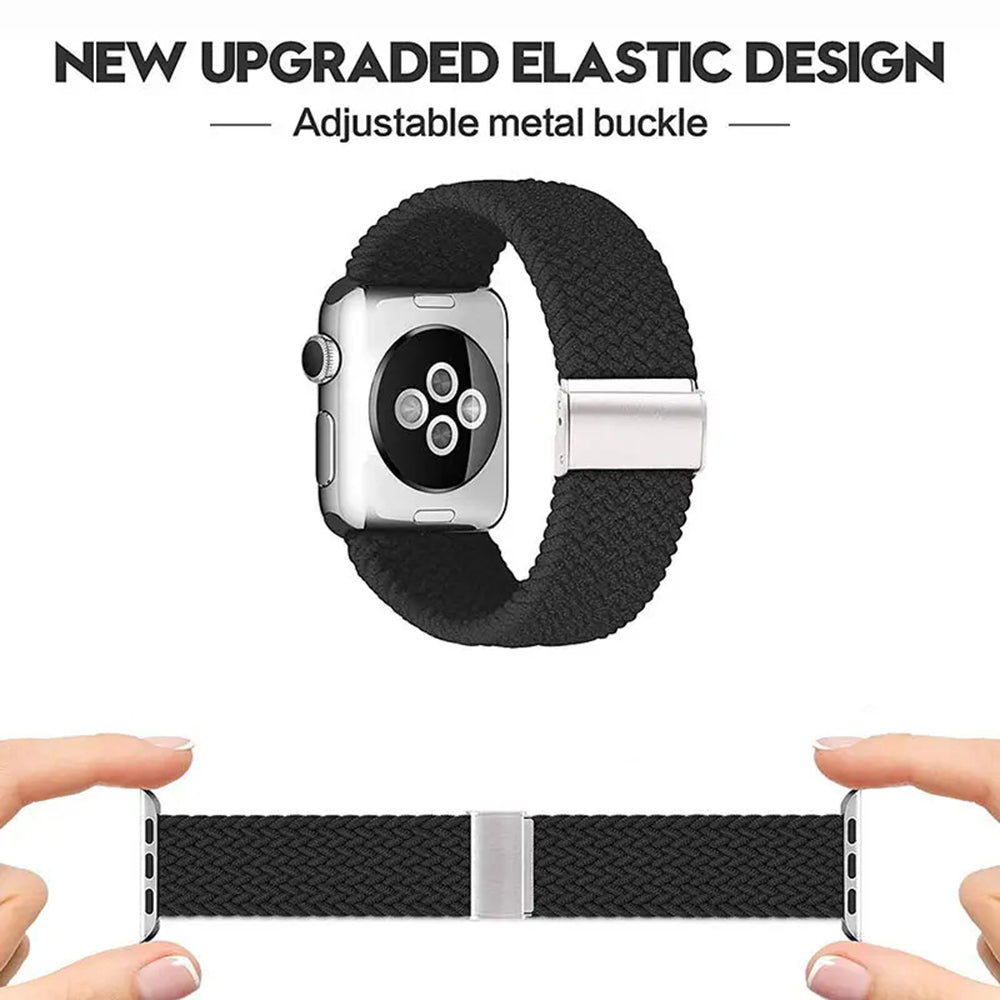 Techsuit W032 band voor Apple Watch 42mm / 41mm / 40mm / 38mm Series, Groen Multicolor