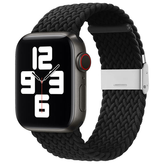 Techsuit W032 band voor Apple Watch 49mm / 46mm / 45mm / 44mm / 42mm Series, Zwart
