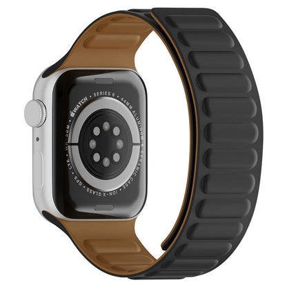 Techsuit W035 band voor Apple Watch 42mm / 41mm / 40mm / 38mm Series, Zwart
