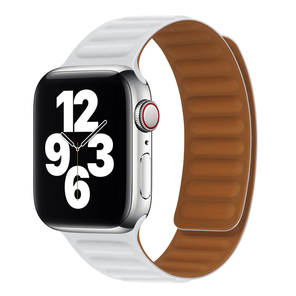 Techsuit W035 band voor Apple Watch 49mm / 46mm / 45mm / 44mm / 42mm Series, Wit