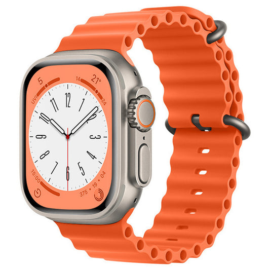 Techsuit-band W038 voor Apple Watch 49mm / 46mm / 45mm / 44mm / 42mm Series, Oranje