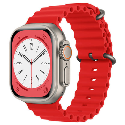 Techsuit-band W038 voor Apple Watch 49mm / 46mm / 45mm / 44mm / 42mm Series, Rood