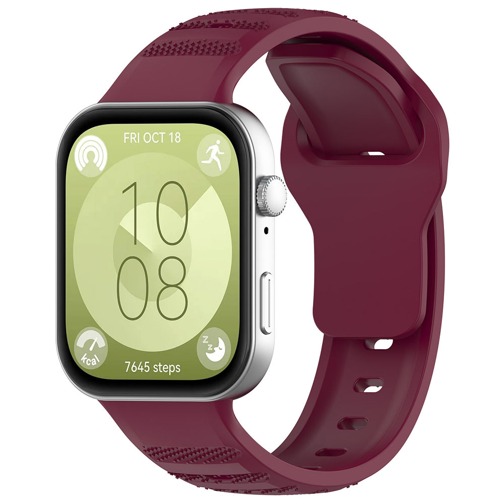 Techsuit W050 band voor Huawei Watch Fit 5 Pro / Fit 5 / Fit 4 Pro / Fit 4 / Fit 3, Bordeaux