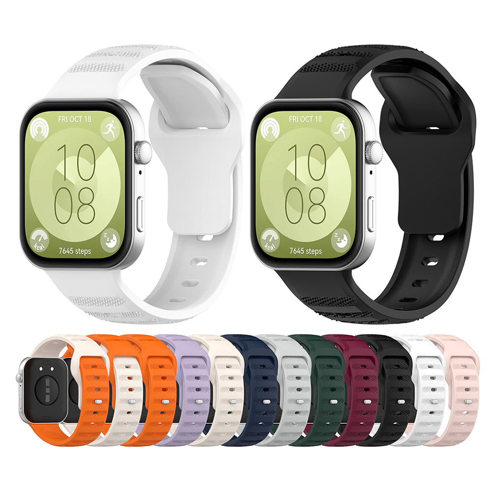 Techsuit W050 band voor Huawei Watch Fit 4 Pro / Watch Fit 4 / Watch Fit 3, Beige