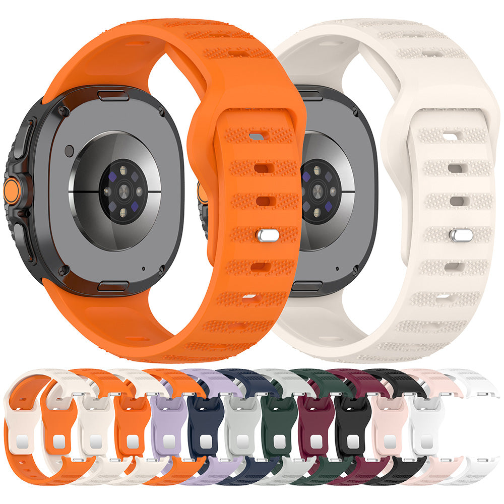 Techsuit W050 band voor Samsung Galaxy Watch 8 Classic / Watch8 44mm / Watch 8 40mm, Paars