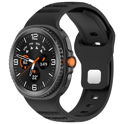 Techsuit W050 band voor Samsung Galaxy Watch 8 Classic / Watch8 44mm / Watch 8 40mm, Zwart