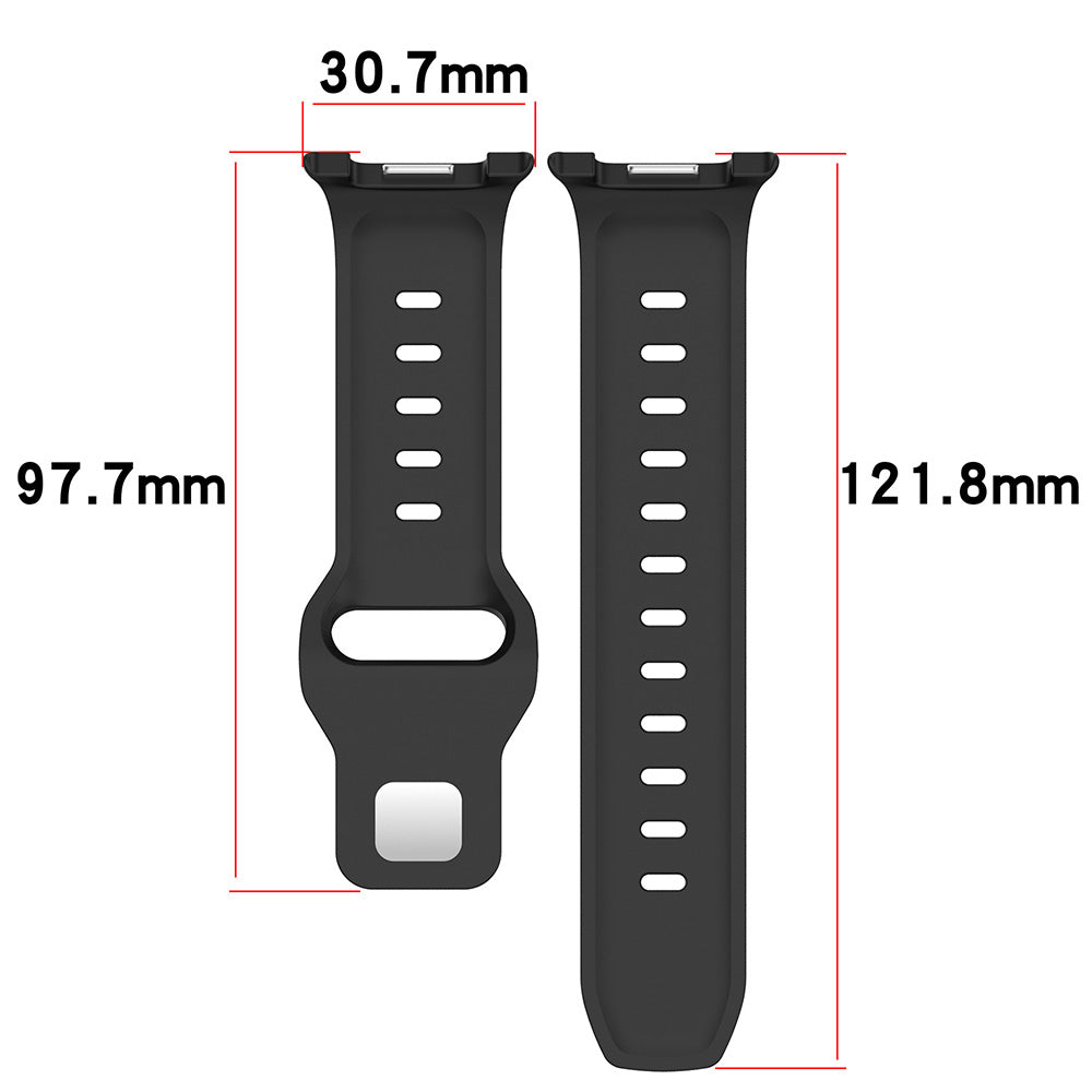 Techsuit W050 band voor Samsung Galaxy Watch 8 Classic / Watch8 44mm / Watch 8 40mm, Zwart