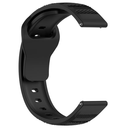 Techsuit W050 band voor Samsung Galaxy Watch / Huawei Watch Series, 20mm, Zwart
