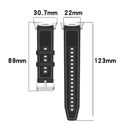 Techsuit W051 band voor Samsung Galaxy Watch 8 Classic / Watch8 44mm / Watch 8 40mm, Donkerblauw