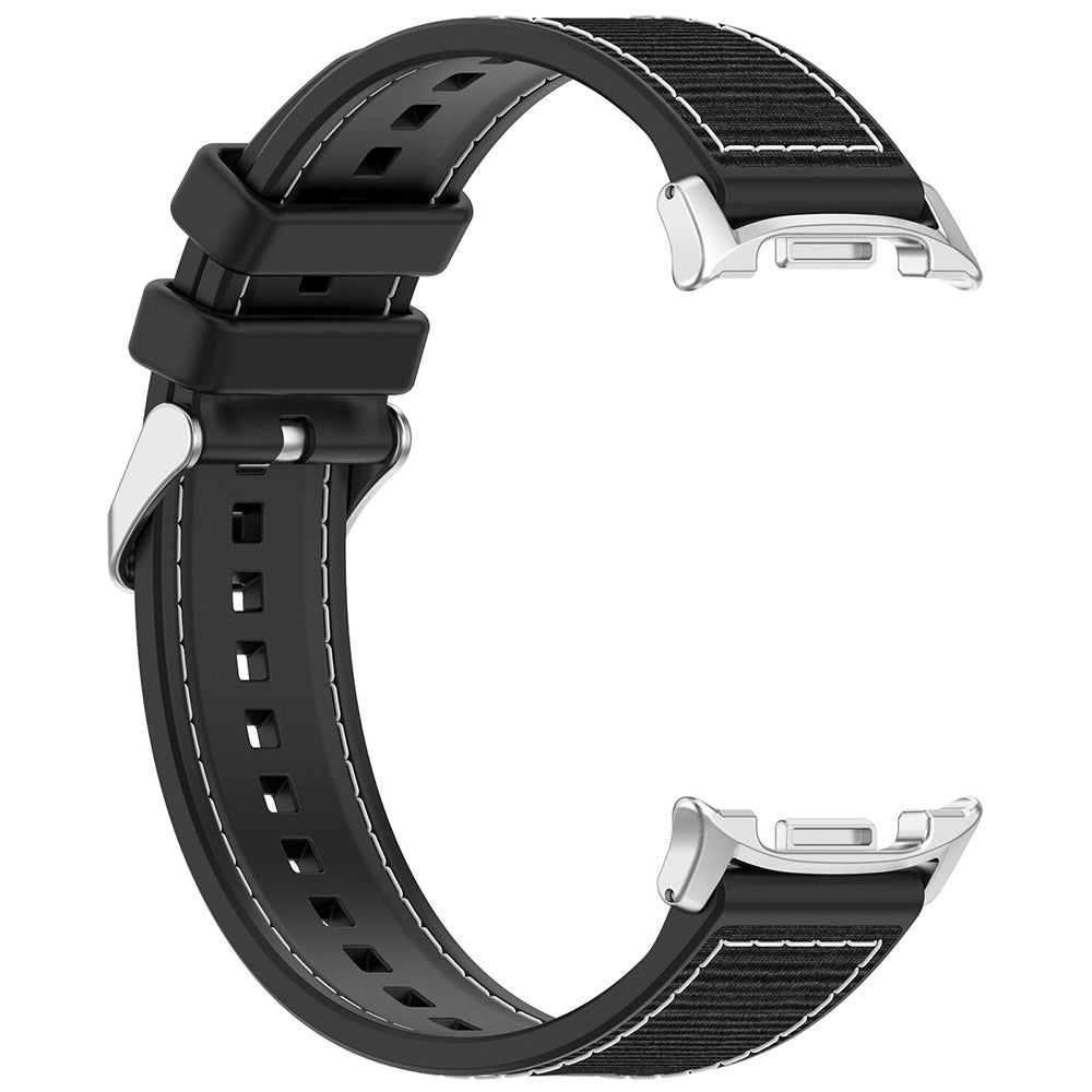 Techsuit W051 band voor Samsung Galaxy Watch 8 Classic / Watch8 44mm / Watch 8 40mm, Zwart