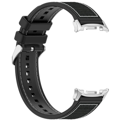 Techsuit W051 band voor Samsung Galaxy Watch 8 Classic / Watch8 44mm / Watch 8 40mm, Zwart