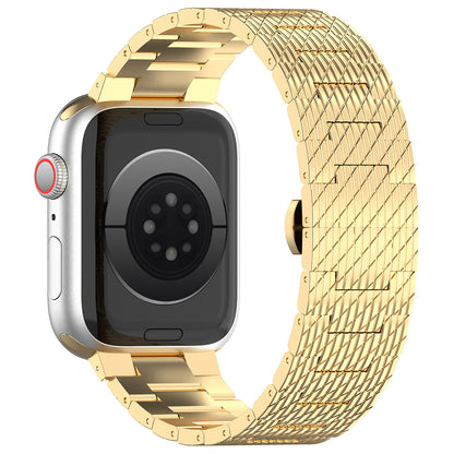 Techsuit W052 band voor Apple Watch 42mm / 41mm / 40mm / 38mm Series, Goud