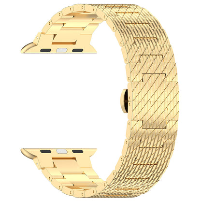 Techsuit W052 Strap for Apple Watch 49mm / 46mm / 45mm / 44mm / 42mm Series, Gold