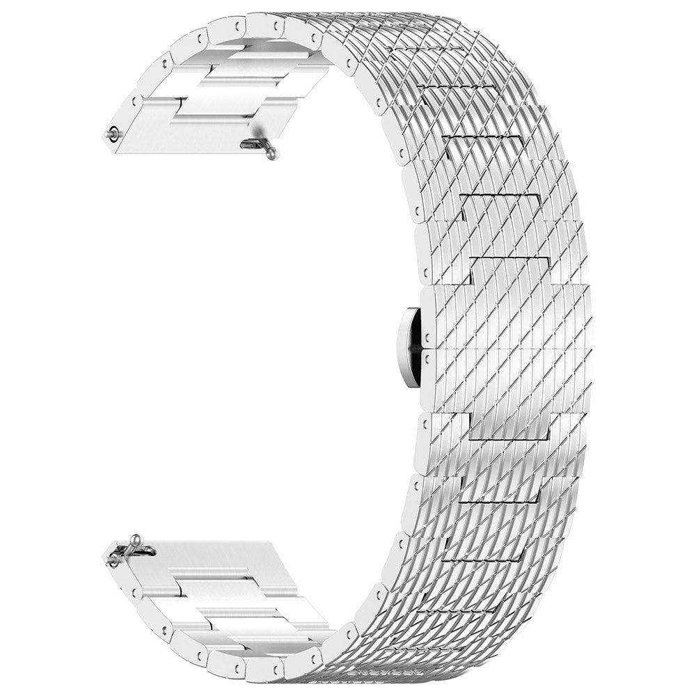 Techsuit W052 band voor Huawei Watch / Xiaomi Watch Series, 22mm, Zilverkleurig