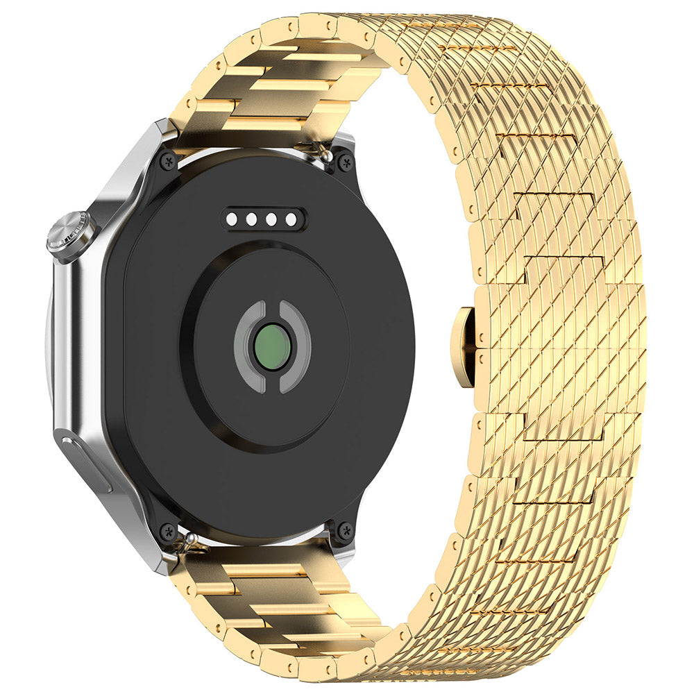 Techsuit W052 band voor Huawei Watch / Xiaomi Watch Series, 22mm, Goudkleurig