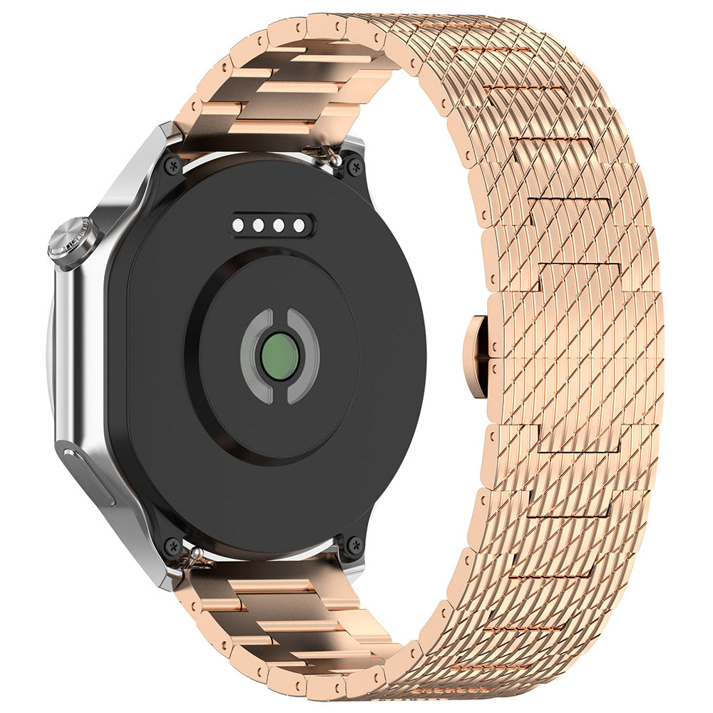 Techsuit W052 band voor Huawei Watch / Xiaomi Watch Series, 22mm, Rosé Goud