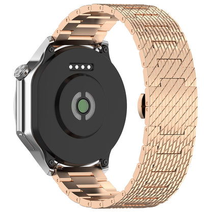 Techsuit W052 band voor Huawei Watch / Xiaomi Watch Series, 22mm, Rosé Goud