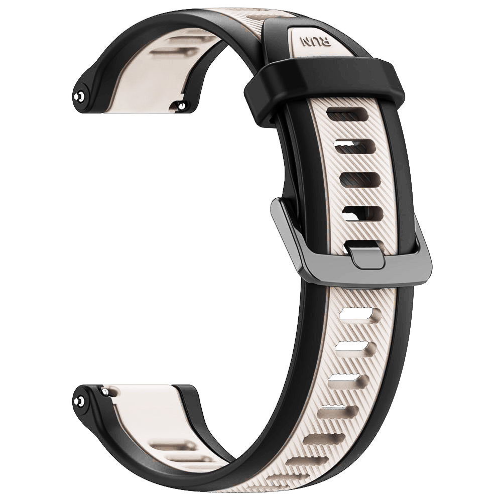 Techsuit W053 band voor Huawei Watch / Garmin Watch Series, 18mm, Beige