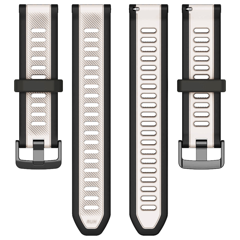 Techsuit W053 band voor Huawei Watch / Garmin Watch Series, 18mm, Beige