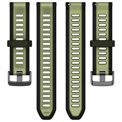Techsuit W053 band voor Huawei Watch / Garmin Watch Series, 18mm, Kaki