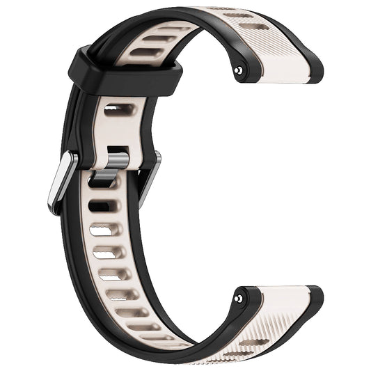 Techsuit W053 band voor Samsung Galaxy Watch / Huawei Watch Series, 20mm, Beige