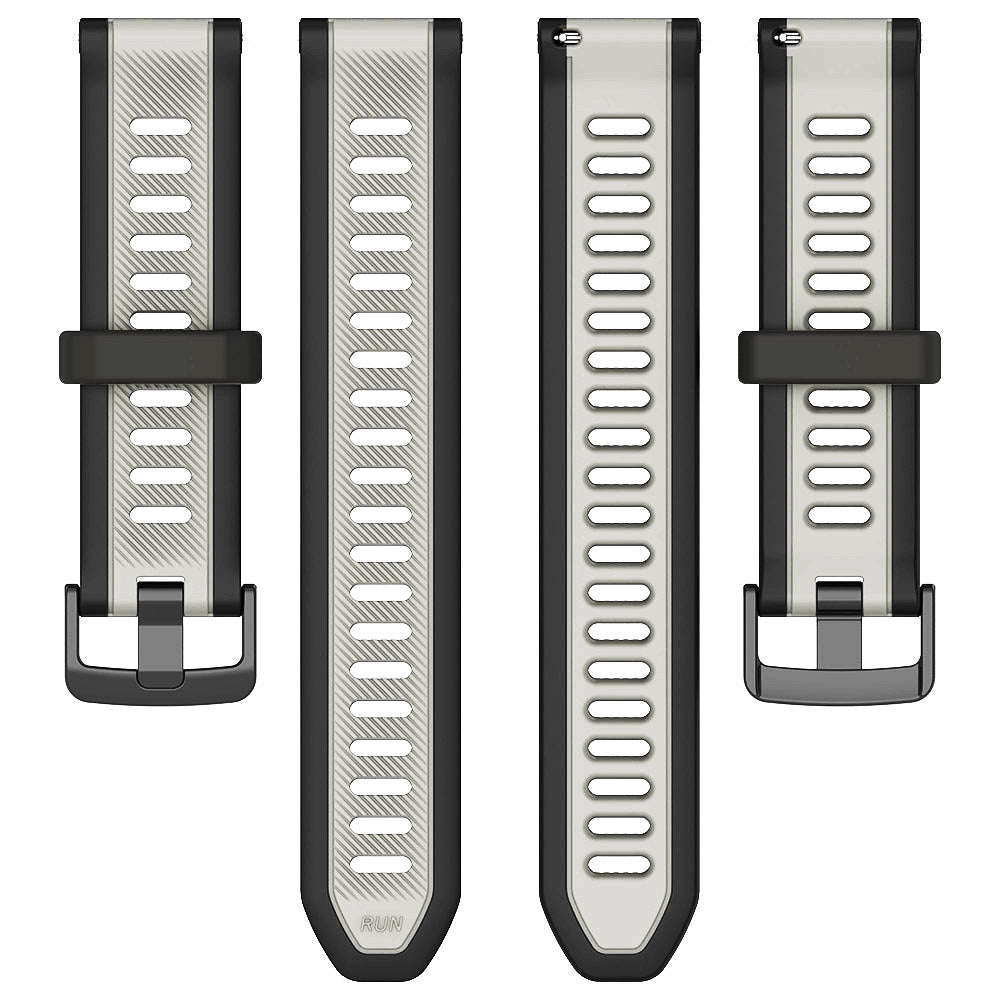 Techsuit W053 band voor Samsung Galaxy Watch / Huawei Watch Series, 20mm, Gri