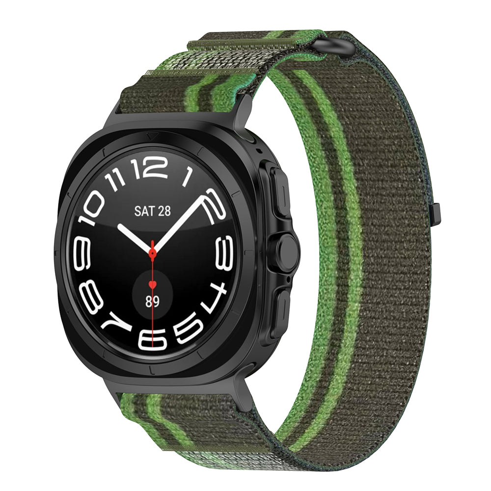 Techsuit W054 band voor Samsung Galaxy Watch Ultra, Donkergrijs Groen