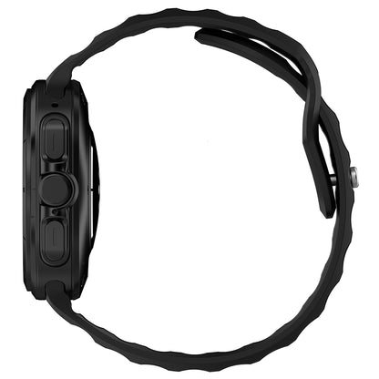 Techsuit W055 band voor Samsung Galaxy Watch Ultra, Zwart
