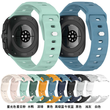 Techsuit W055 band voor Samsung Galaxy Watch Ultra, Zwart