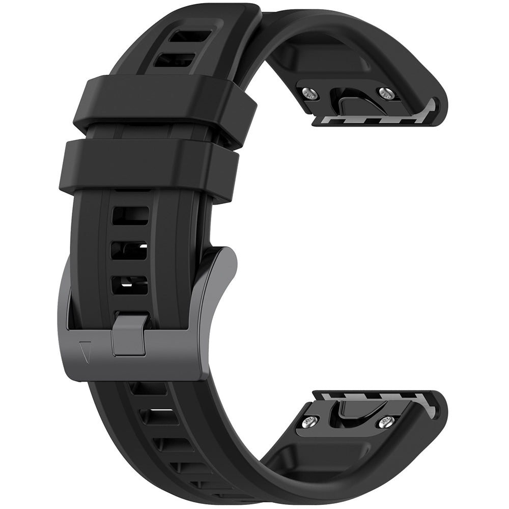 Techsuit W060 band voor Garmin Instinct / Approach / Fenix Watch Series, 20mm, Zwart