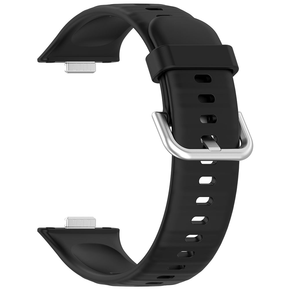 Techsuit W061 band voor Huawei Watch Fit 4 Pro / Watch Fit 4 / Watch Fit 3, Zwart