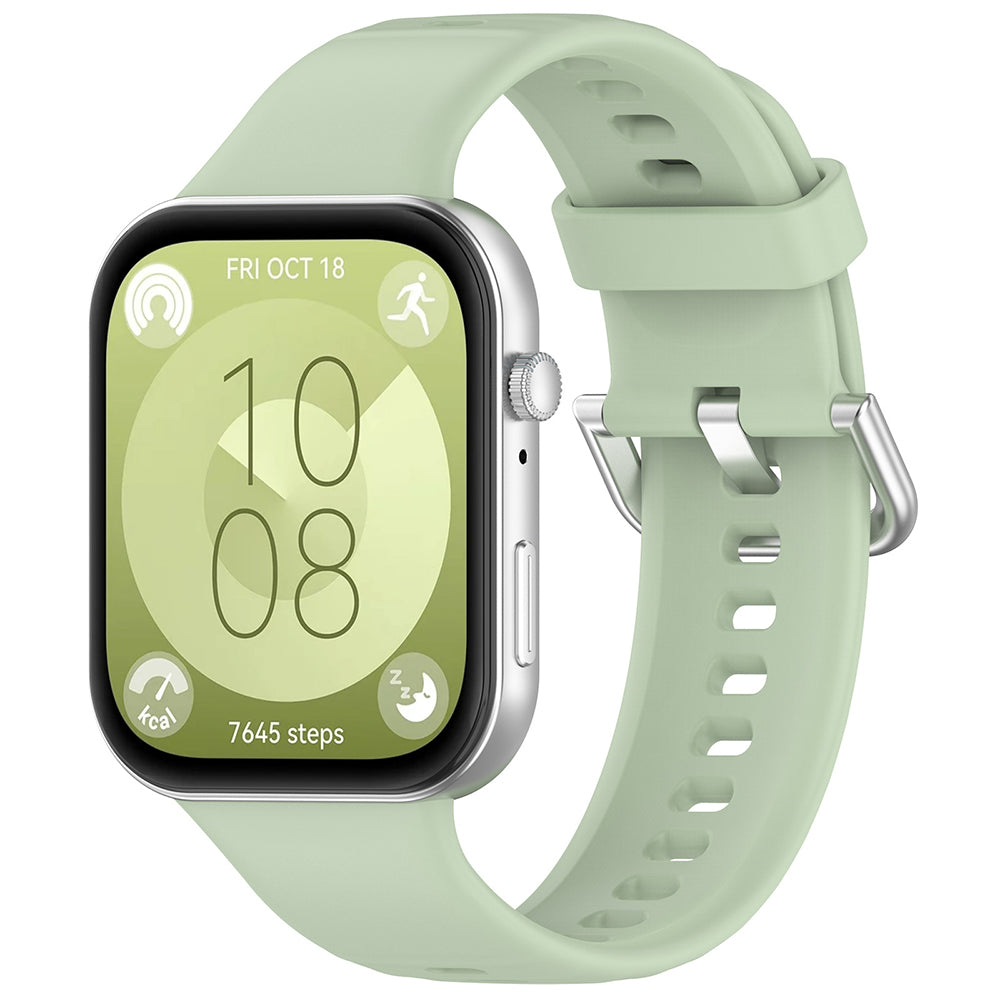 Techsuit W061 band voor Huawei Watch Fit 4 Pro / Watch Fit 4 / Watch Fit 3, Lichtgroen