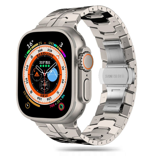 Techsuit W063 band voor Apple Watch 49mm / 46mm / 45mm / 44mm / 42mm Series, Gri