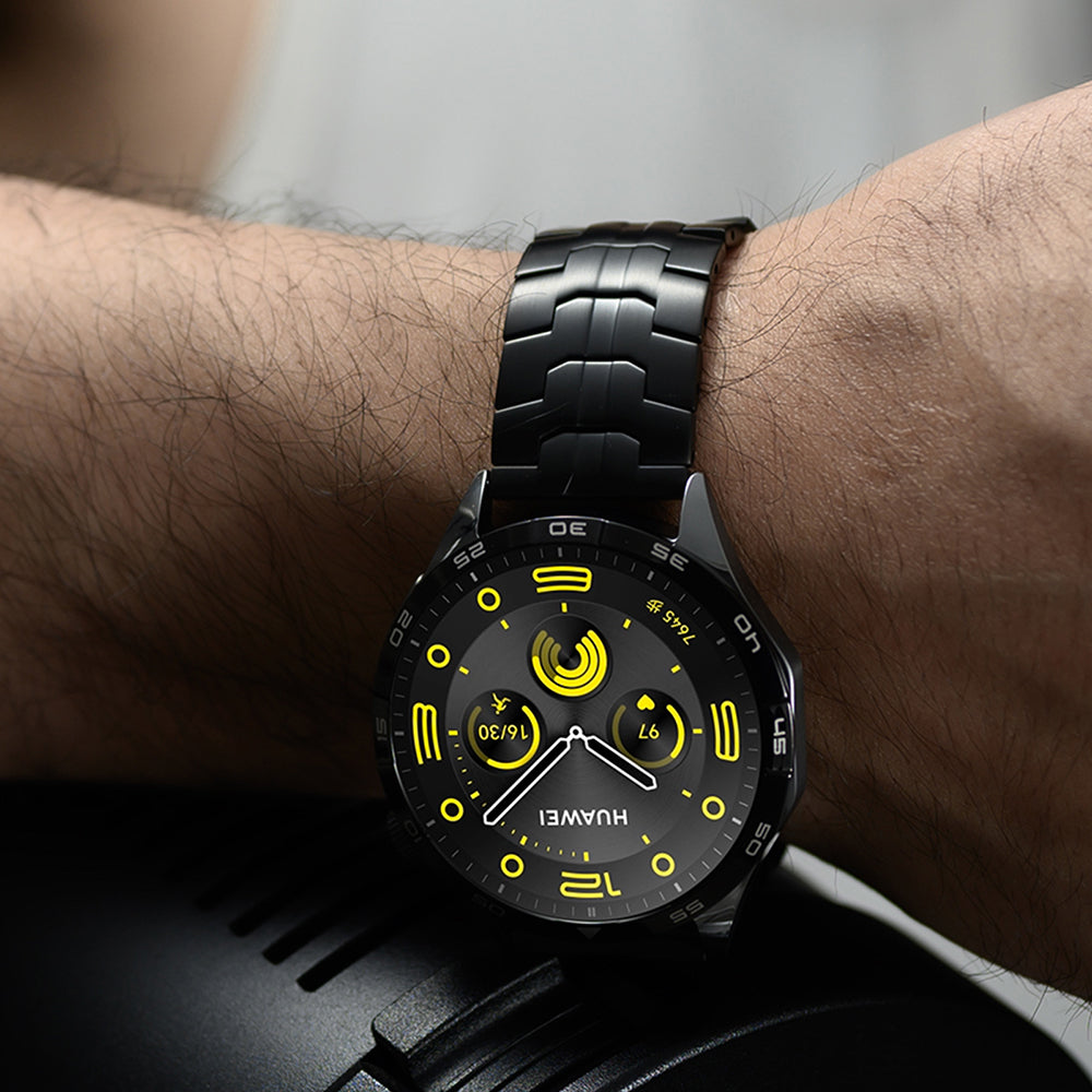 Techsuit W063 band voor Huawei Watch / Xiaomi Watch Series, Zwart