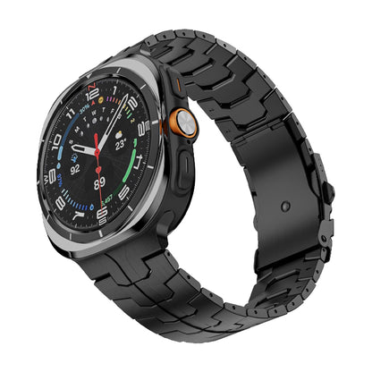Techsuit W063 band voor Samsung Galaxy Watch Ultra, Zwart