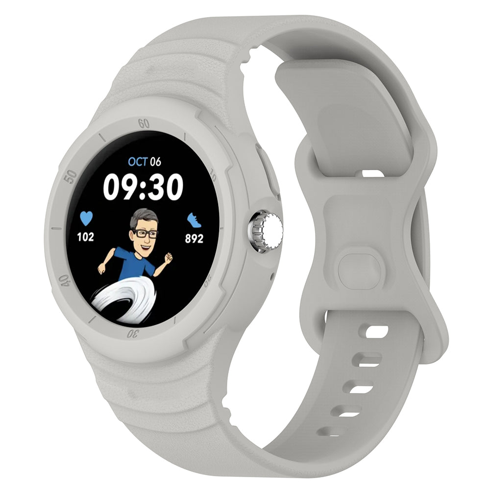 Techsuit W066 band voor Google Pixel Watch 3 41mm / Watch 2 / Watch, Gri