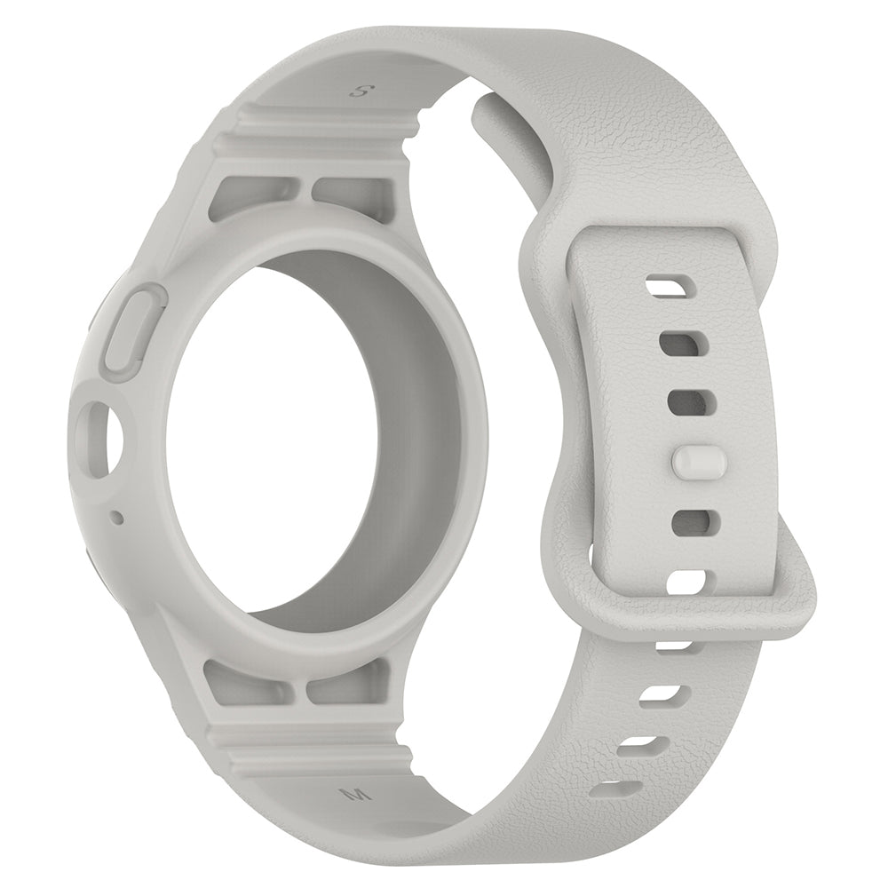 Techsuit W066 band voor Google Pixel Watch 3 41mm / Watch 2 / Watch, Gri