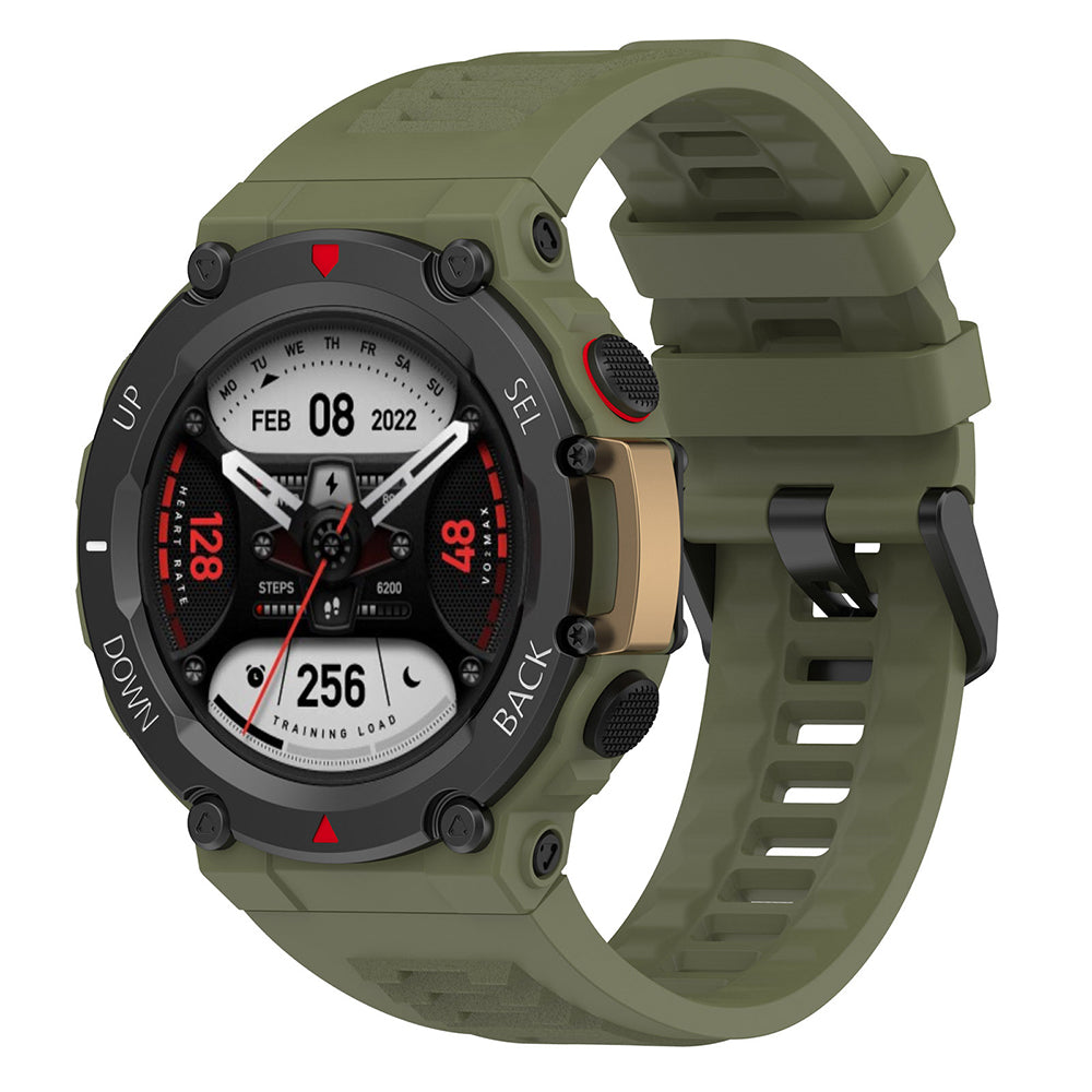 Techsuit W067 band voor Amazfit T-Rex 2, Donkergroen