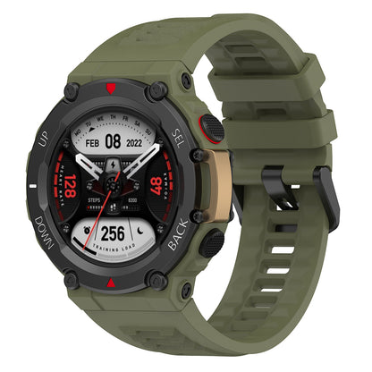 Techsuit W067 band voor Amazfit T-Rex 2, Donkergroen